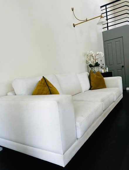 Photo of free 2 marching large sofa/lounges (Woronora) #1