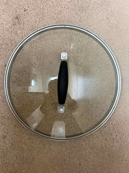 Photo of free 12” round glass pot lid (1075 Valencia Avenue) #1