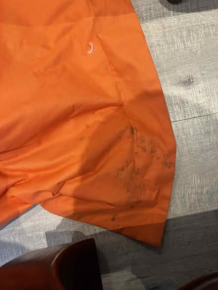 Photo of free Large orange beanbag (Bow E3) #2
