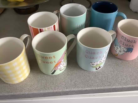 Photo of free 7 Mugs and Candle Holders (Camberley) #1