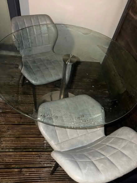 Photo of free Dining Table and chair (GL52) #2