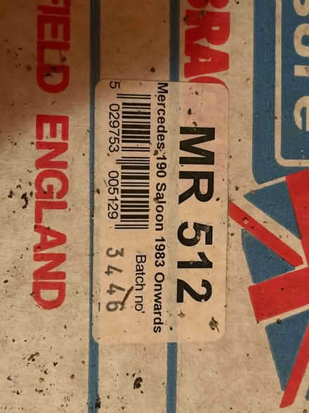 Photo of free Mercedes 190 Saloon towing bracket (Finchampstead RG40) #2