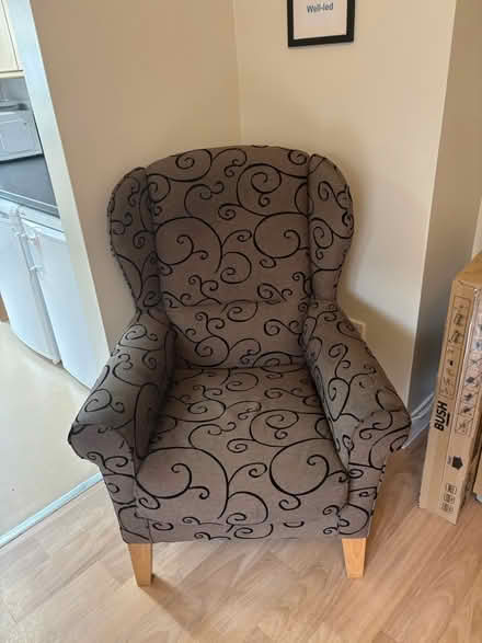 Photo of free Arm chair (Leek ST13) #1