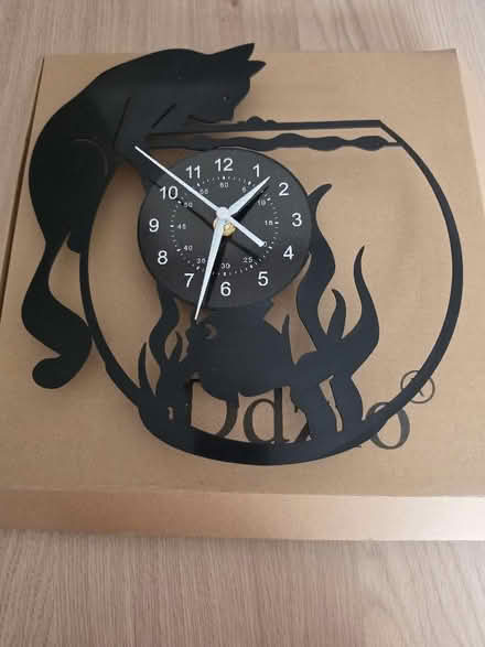 Photo of free Cat clock (Malvern Link WR14) #1