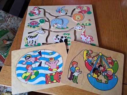 Photo of free 3 wooden puzzles (Yaxley) #1