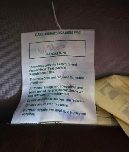 Photo of free Two brown leather sofas (underwood, NG16) #3