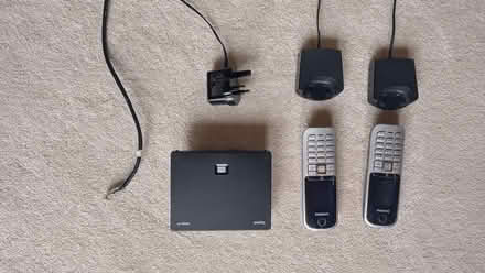 Photo of free DECT Gigaset Base Station & Two Handsets S68H (Kenley CR8) #1