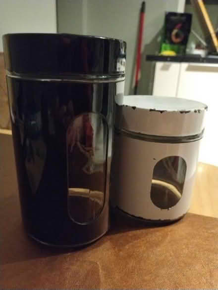Photo of free Coffe and sugar glass jars (Adamsdown CF24) #1