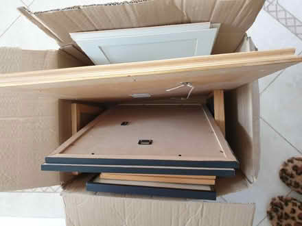 Photo of free Box of picture frames and masks (Trowbridge BA14) #2