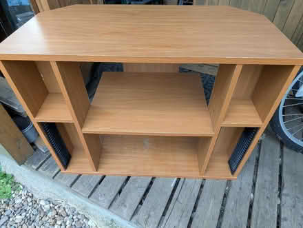 Photo of free TV unit with space for CDs/DVDs (Blaby LE8) #2