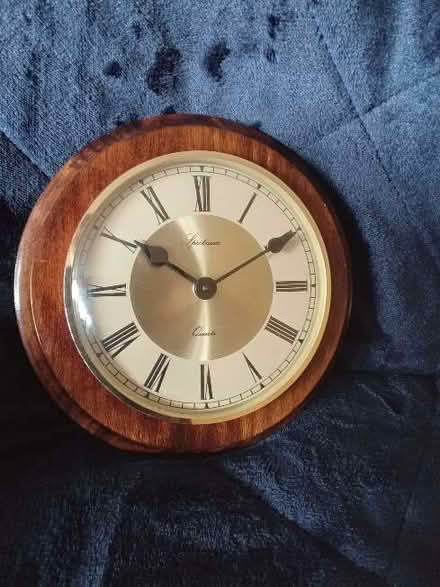 Photo of free Clock. Battery powered. 8" diameter (Brickhill MK41) #1