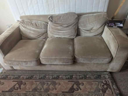 Photo of free 3 seater sofa #2 (Partick (G11)) #1