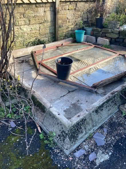 Photo of free Greenhouse base and glass panels (Old Whittington S41) #4