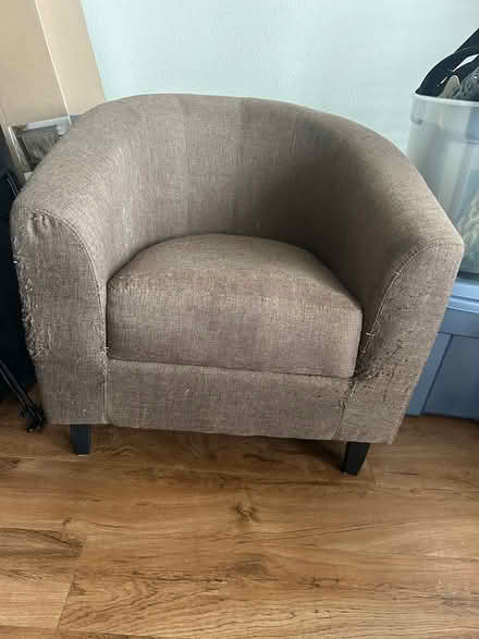Photo of free Brown Bucker/Tub Chair (Longmont) #2