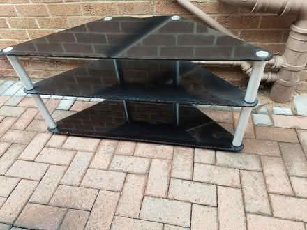 Photo of free Glass corner tv stand (West Bridgford NG2) #1