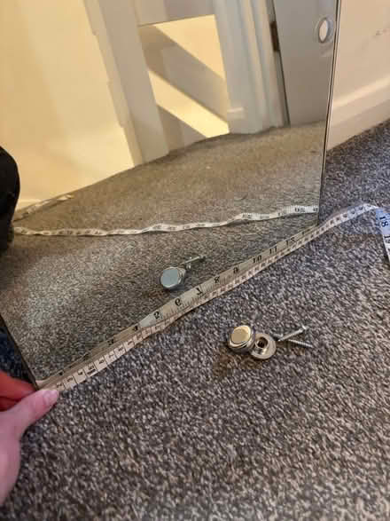 Photo of free Bathroom mirror with fixings (Broomfield CM1) #1