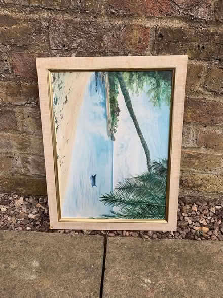 Photo of free Painting of desert island (West Molesey.) #1