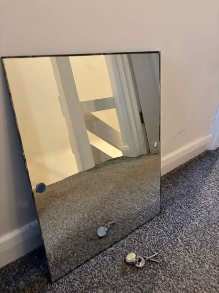 Photo of free Bathroom mirror with fixings (Broomfield CM1) #3