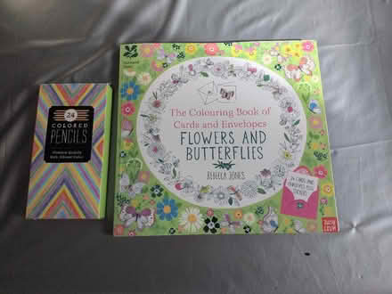 Photo of free Adult colouring book and pencils (Sion Hill) #1
