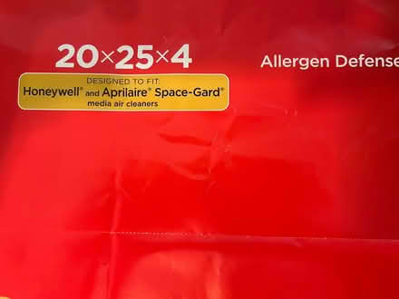 Photo of free FILTRETE 20” x 25” furnace filter (San Carlos-El Camino near Hull) #2