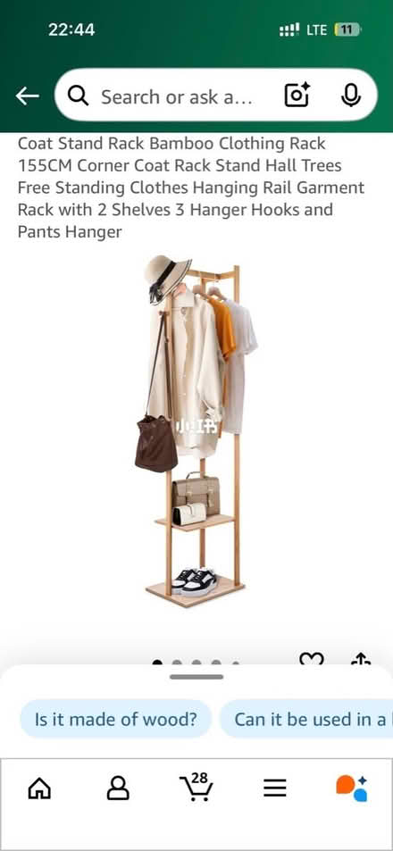 Photo of free Cloth stand (Off EC2A) #1