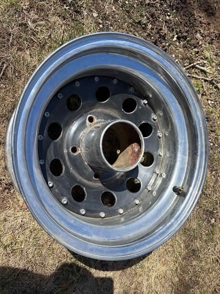 Photo of free 15x8 wheels to fit 1975 Jeep CJ5 (Southborough) #1