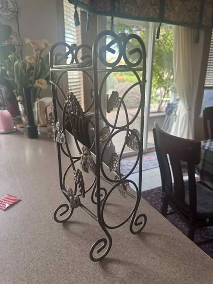 Photo of free 3 Bottle Wire Wine Rack (Alameda) #1