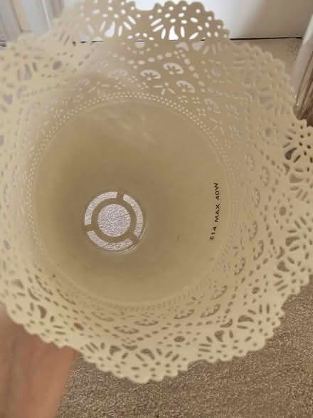 Photo of free Ikea white light fitting (CM1, Loves Green) #2