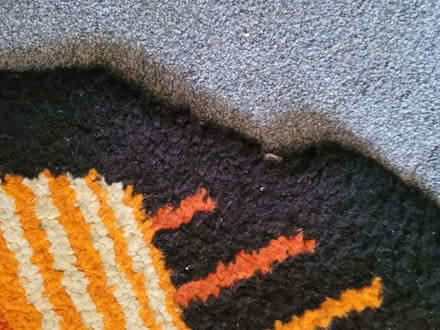 Photo of free Vintage Art deco rug, slightly damaged (Wollaton NG9) #3