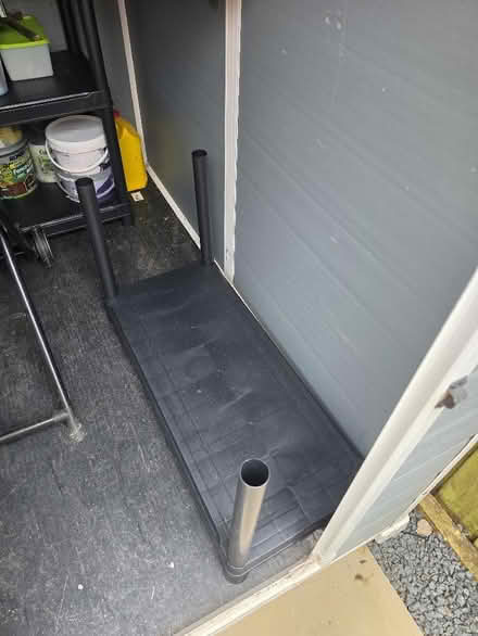 Photo of free Shelf ang legs from a keter unit (Malvern Link WR14) #1