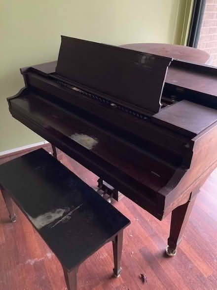 Photo of free baby grand piano (Cedar Ln & Gallows Rd) #3