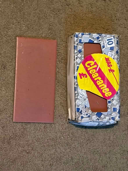 Photo of free Ceramic floor tiles brown (Finchampstead RG40) #1