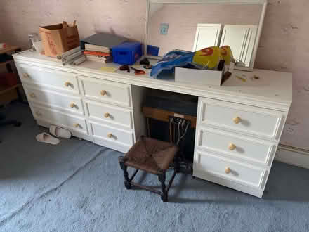 Photo of free White bedroom furniture (Finchampstead RG40) #2