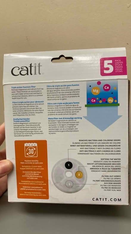 Photo of free CATIT - 4 Water Fountain Filters (kx/angel - WC1X) #2