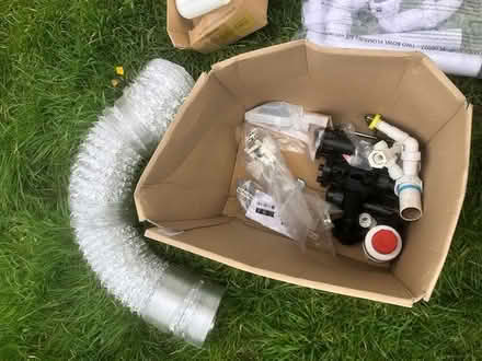 Photo of free Box of pipes and plumbing bits and bobs, incl U bends etc (Bennett's Cross TQ9) #1