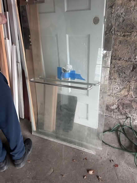 Photo of free Glass sliding tub doors (West Medford) #1
