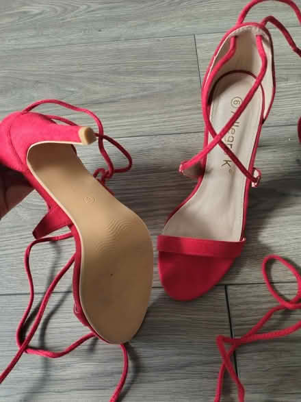 Photo of free Red Allegra K high heels sandals (Adamsdown CF24) #3