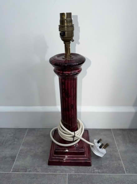 Photo of free Ceramic table lamp. No shade. (Welling DA16) #1