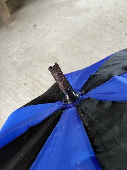 Photo of free Large brolly , sadly rusted spike end (St Just TR19) #2
