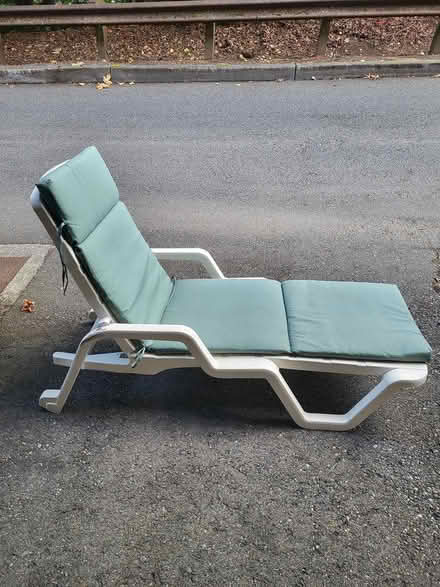 Photo of free Stackable White Lounge Chair (Issaquah.) #2