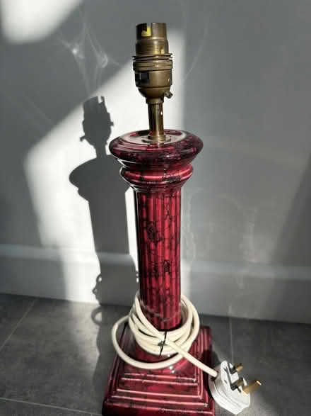 Photo of free Ceramic table lamp. No shade. (Welling DA16) #2