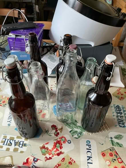 Photo of free An assortment of bottles with stoppers. (Weston Rhyn SY10) #1