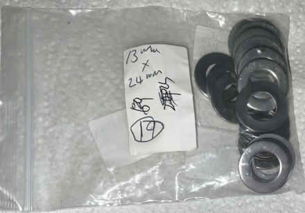Photo of free 19 Unused Universal Flat Washer 13mm ID and 24mm (Southfields SW19) #1