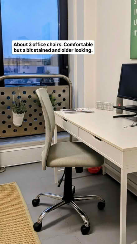 Photo of free Grey office chairs (N5 2EF) #1