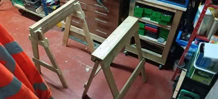 Photo of free pair of diy saw horses ST£ (Star yard ST3) #1