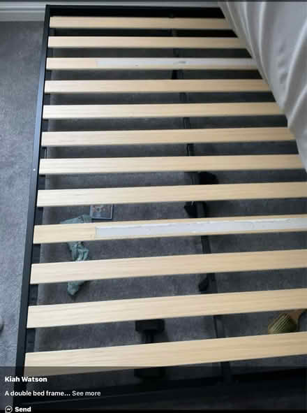 Photo of free Double bed frame/scrap metal (Colchester CO3) #1
