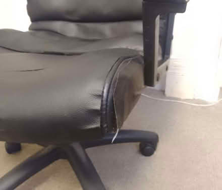 Photo of free Leather look office chair (Sharrow Vale S11) #3