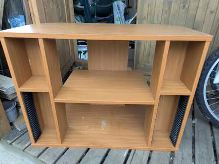 Photo of free TV unit with space for CDs/DVDs (Blaby LE8) #1