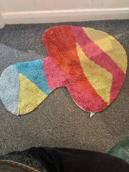 Photo of free Funky mushroom bathmat/rug (Broomfield CM1) #2