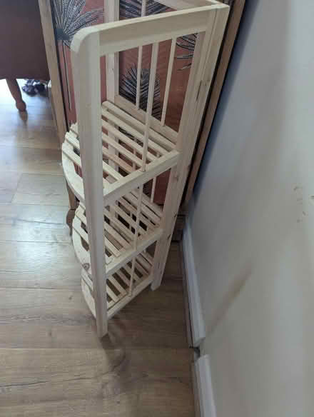 Photo of free Corner Pine Plant Stand (Grangeway area NN10) #3